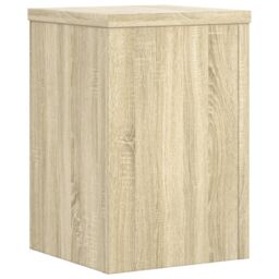 Berkfield Home Plant Stands 2 pcs Sonoma Oak 20x20x30 cm Engineered Wood in Brown - Size: 20 x 20 x 30 cm - thumbnail 4