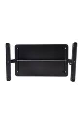 Living and Home Height Adjustable Office Desk, Manual Lift, 80/100cm in Black - Size: 100 cm x 60 cm - thumbnail 6