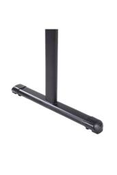 Living and Home Height Adjustable Office Desk, Manual Lift, 80/100cm in Black - Size: 100 cm x 60 cm - thumbnail 9
