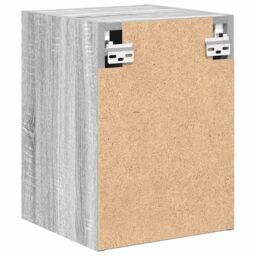 Berkfield Home Garage Wall Cabinets 2 pcs Grey Sonoma Engineered Wood - thumbnail 8