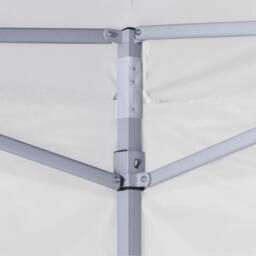 Berkfield Home Professional Folding Party Tent with 4 Sidewalls 3x3 m Steel White - thumbnail 8