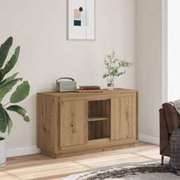 Berkfield Home Sideboard Artisan Oak 102x35x60 cm Engineered Wood in Brown - Size: 102 x 35 x 60 cm - thumbnail 2