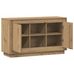 Berkfield Home Sideboard Artisan Oak 102x35x60 cm Engineered Wood in Brown - Size: 102 x 35 x 60 cm - thumbnail 7