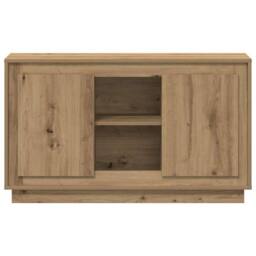 Berkfield Home Sideboard Artisan Oak 102x35x60 cm Engineered Wood in Brown - Size: 102 x 35 x 60 cm - thumbnail 4