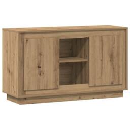 Berkfield Home Sideboard Artisan Oak 102x35x60 cm Engineered Wood in Brown - Size: 102 x 35 x 60 cm - thumbnail 3