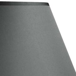 Voltico 2PK Adjustable 9 Inch Fabric Coolie Lampshade in Dark Grey - thumbnail 5