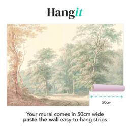 Superfresco Easy Stately Woodland Neutral Green Print To Order 3m x 2.8m Mural - thumbnail 3