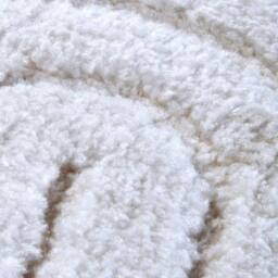 THE RUGS New York Design Rug Runner Panglao Polyester Geometric High Low Rug in White - Size: 80 cm x 120 cm - thumbnail 2