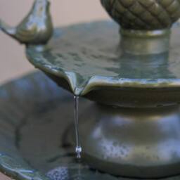 Primrose Perchnig Bothwell Birds 3 Tier Water Fountain in Green - thumbnail 2