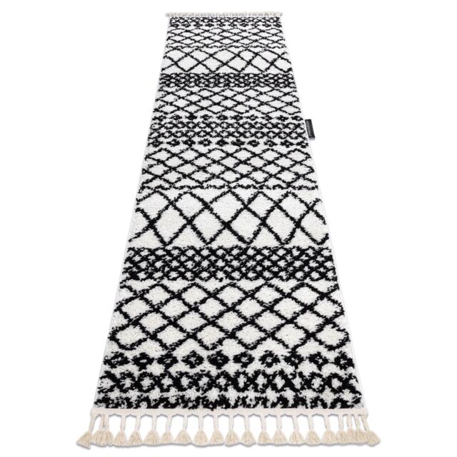 RugsX Berber Runner in White - Size: 80 cm x 300 cm - image 1
