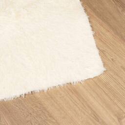 Berkfield Home Shaggy Rug High Pile NAVARRA Cream 200x200 cm Polyester - Size: Medium - thumbnail 4