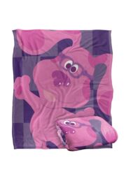 Blues Clues Blue's Clues Large Magenta Silky Touch Super Soft Throw Blanket 152 X 127 cm in White - thumbnail 2
