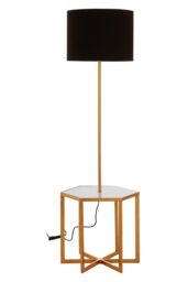 Orsina Floorstanding Lamp, Adjustable Modern LED Standing Light, Slim Metal Frame Floor Lamp for Living Room in Gold