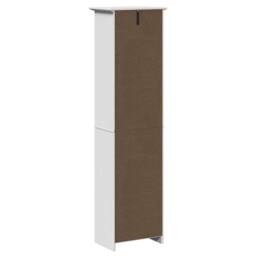 Berkfield Home Durable Bathroom Cabinet BODO White 44x30x160 cm - Size: 44 x 30 x 160 cm - thumbnail 6