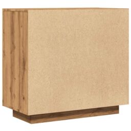 Berkfield Home Sideboard Artisan Oak 80x40x75 cm Engineered Wood in Brown - Size: 80 x 40 x 75 cm - thumbnail 6