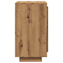 Berkfield Home Sideboard Artisan Oak 80x40x75 cm Engineered Wood in Brown - Size: 80 x 40 x 75 cm - thumbnail 5