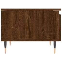Berkfield Home Coffee Tables 2 pcs Brown Oak 50x46x35 cm Engineered Wood - Size: 50 x 46 x 35 cm - thumbnail 8