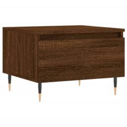 Berkfield Home Coffee Tables 2 pcs Brown Oak 50x46x35 cm Engineered Wood - Size: 50 x 46 x 35 cm - thumbnail 5