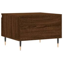 Berkfield Home Coffee Tables 2 pcs Brown Oak 50x46x35 cm Engineered Wood - Size: 50 x 46 x 35 cm - thumbnail 9