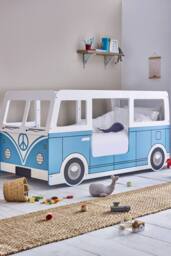 Julian Bowen Campervan Single Blue & White Bed