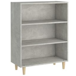 Berkfield Home Sideboard Concrete Grey 69.5x32.5x90 cm Engineered Wood - thumbnail 2