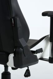 GTForce Pro FX Reclining Sports Racing Office Desk Faux Leather Gaming Chair in White - thumbnail 6