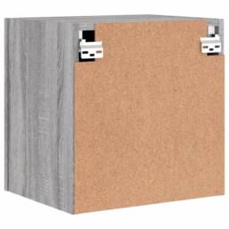 Berkfield Home TV Wall Cabinet Grey Sonoma 40.5x30x40 cm Engineered Wood - thumbnail 9