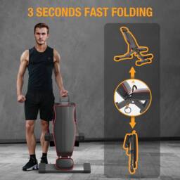 NESTLUNE 660LBS Weight Bench Strength Training Full in Black - Size: 0-12 m - thumbnail 5