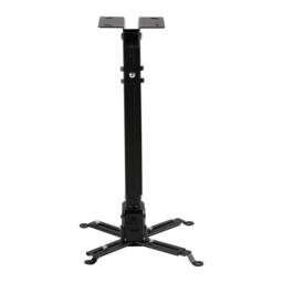Nordara Universal Projector Ceiling Wall Mount Bracket Tilt Extendable in Black