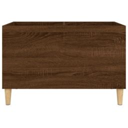 Berkfield Home Record Cabinet Brown Oak 74.5x38x48 cm Engineered Wood - thumbnail 5