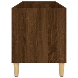 Berkfield Home Record Cabinet Brown Oak 74.5x38x48 cm Engineered Wood - thumbnail 6
