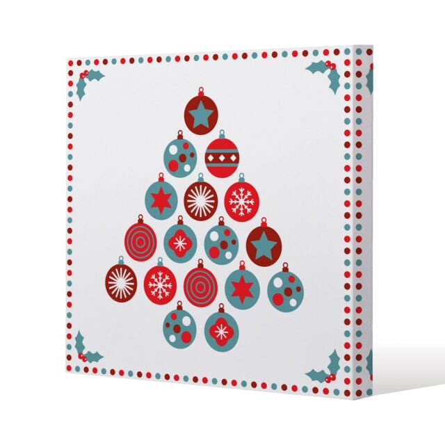 Benjamin Tate Design Seasonal christmas (canvas) / 114 x 114 x 4cm in Natural - Size: 114 x 114 x 4 cm - image 1