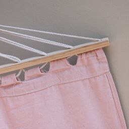 Primrose Blush Hammock with Natural Wooden Stand in Pink - thumbnail 3