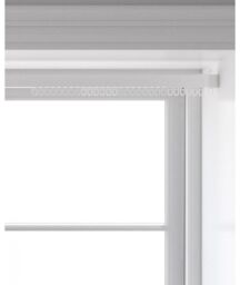 New Edge Blinds Extendable Metal Curtain Track Hooks in White - Size: 50 cm - thumbnail 4