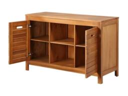 Vente-unique Acacia Wood Vanity Unit - 130 Cm - PULUKAN in Walnut - thumbnail 5