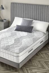 Somnior Pocket Spring Memory Foam Mattress 5FT King Size, Medium Firm in White - thumbnail 1