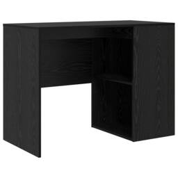 Berkfield Home Compact Writing Desk Black oak Engineered wood Compact - thumbnail 3