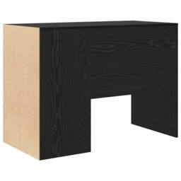 Berkfield Home Compact Writing Desk Black oak Engineered wood Compact - thumbnail 7