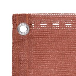 Berkfield Home Balcony Screen Terracotta 90x400 cm HDPE in Brown - thumbnail 3