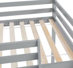 Home Detail DISCONTINUED Newark Wooden Mid-Sleeper Bunk Bed with Slide in Grey - Size: Single - thumbnail 3