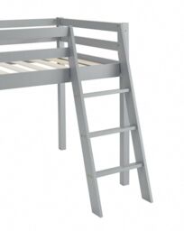Home Detail DISCONTINUED Newark Wooden Mid-Sleeper Bunk Bed with Slide in Grey - Size: Single - thumbnail 2