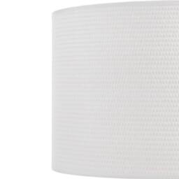 Wyld and Coco Pendant Lamp - Beige Fabric Drum Shade Iron Frame Mid-Century - thumbnail 8