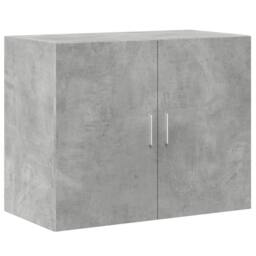 Berkfield Home Wall Cabinet Concrete Grey 80x42.5x64 cm Engineered Wood - thumbnail 2
