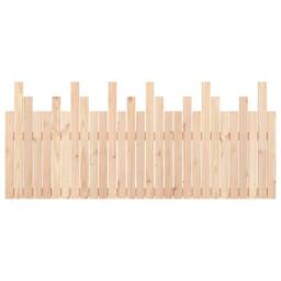Berkfield Home Wall Headboard 185x3x80 cm Solid Wood Pine in Light Tan - Size: 185 x 3 x 80 cm - thumbnail 5