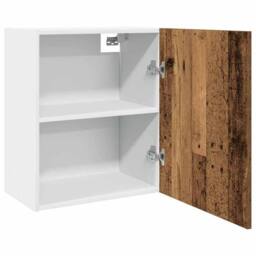 Berkfield Home Hanging Cabinets 2 pcs Old Wood 50x31x60 cm Engineered Wood in Brown - Size: 50 x 31 x 60 cm - thumbnail 5