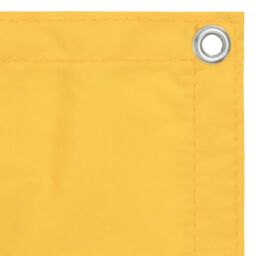 Berkfield Home Balcony Screen Yellow 90x300 cm Oxford Fabric - thumbnail 2
