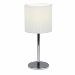 First Choice Lighting White Pleated 15cm Table Lamp Shade - thumbnail 3
