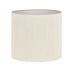 First Choice Lighting White Pleated 15cm Table Lamp Shade