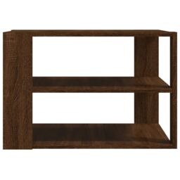 Berkfield Home Coffee Table Brown Oak 59.5x59.5x40 cm Engineered Wood - thumbnail 5