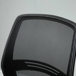 STILVORA Tall Mesh Draughtsman Chair with Footrest, Black - thumbnail 8